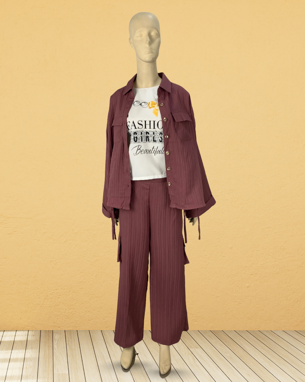 Stylish 3-Piece Co-ord Set