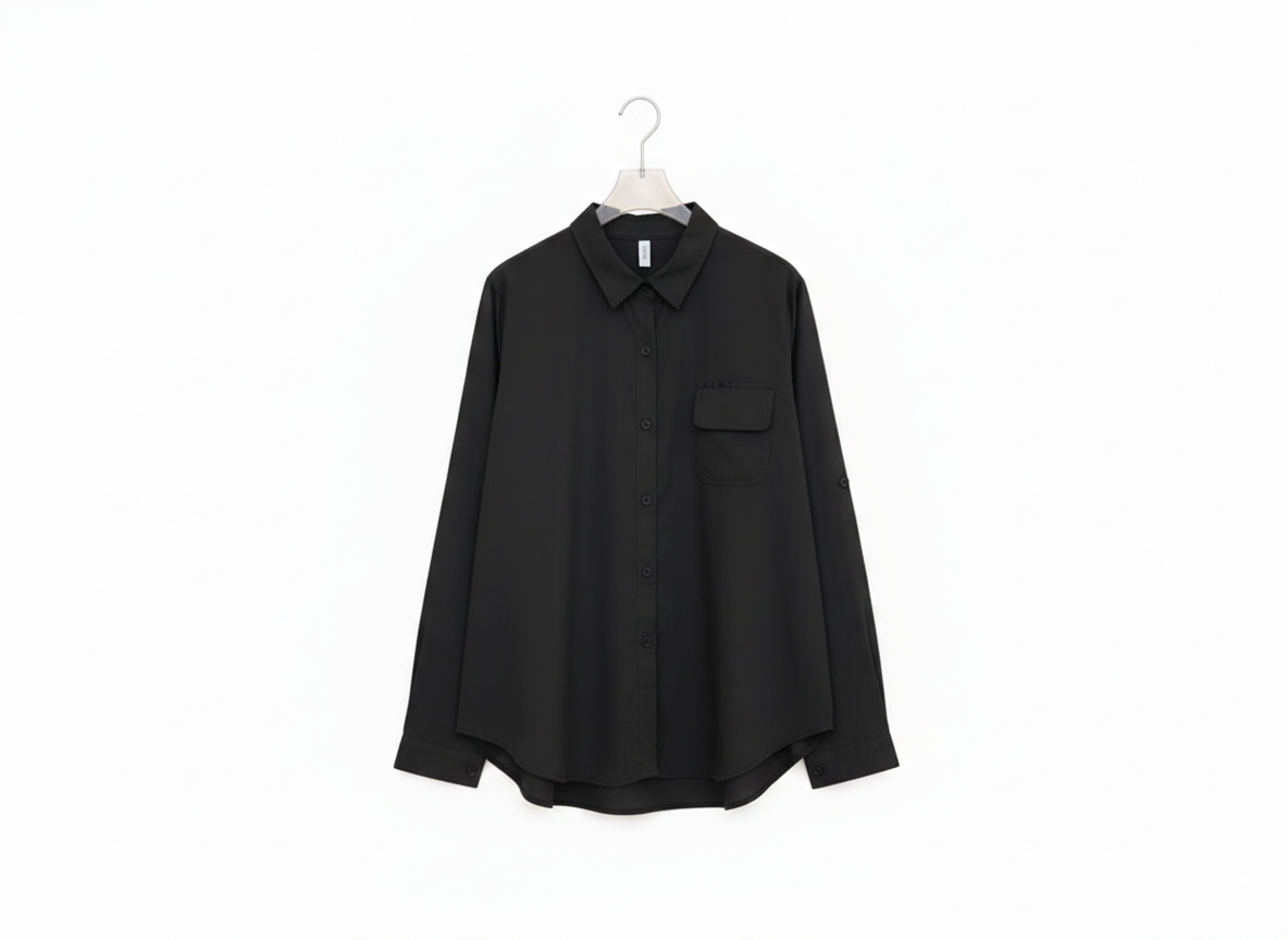Collar Shirt One Pocket