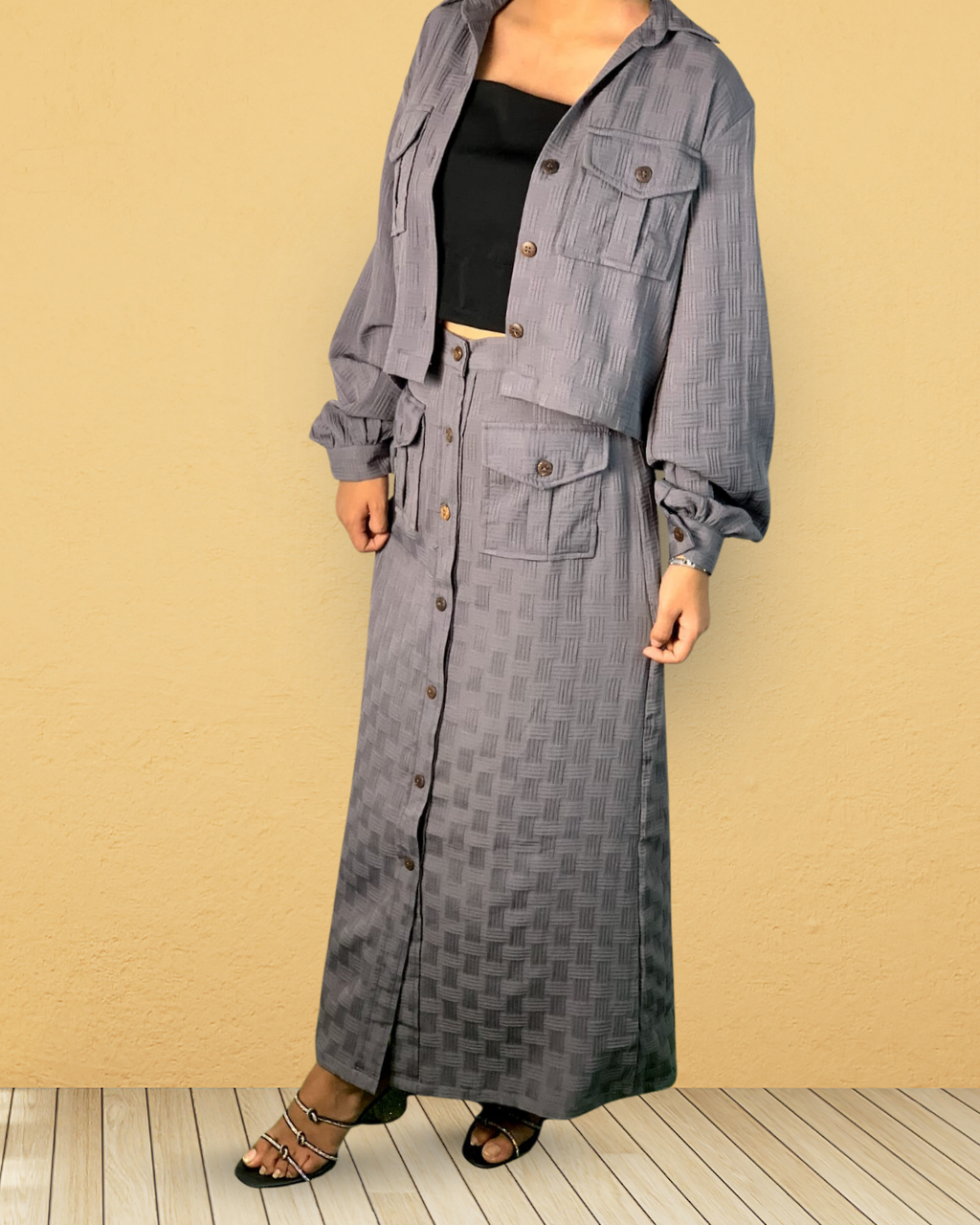 Chic 3-Piece Skirt Co-ord Set