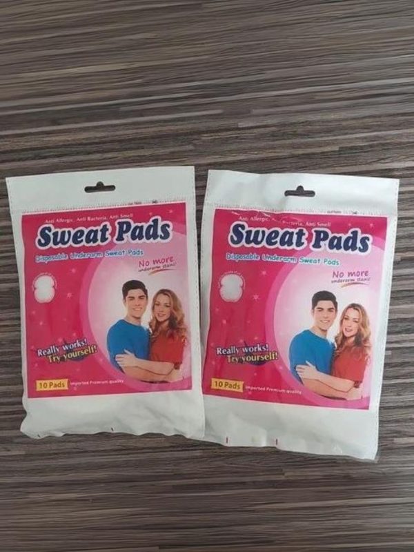 Disposable Underarm Sweat Pad, 10 pads - Image 2