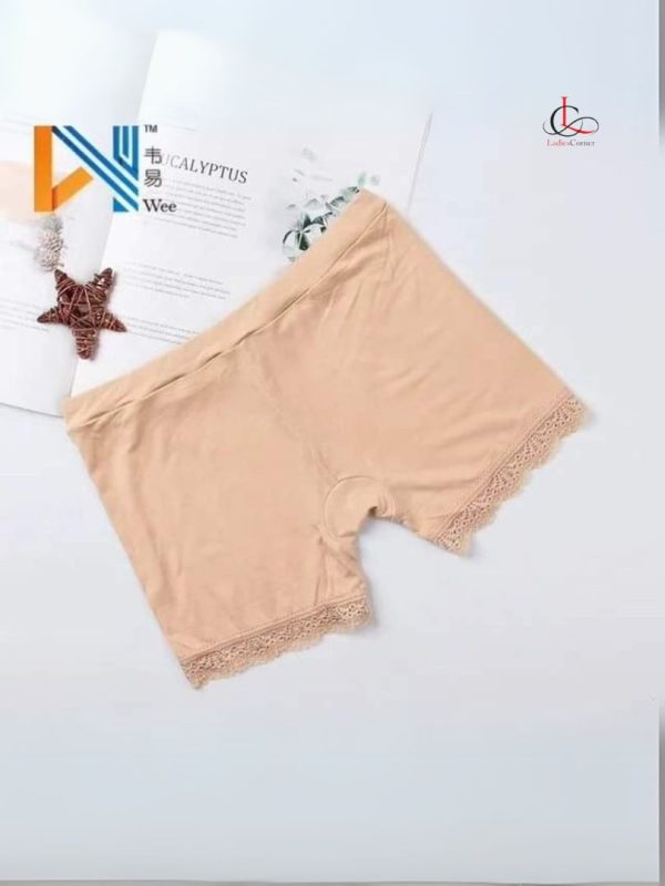 Lace Trimmed Modal Boxer Shorts - Image 2