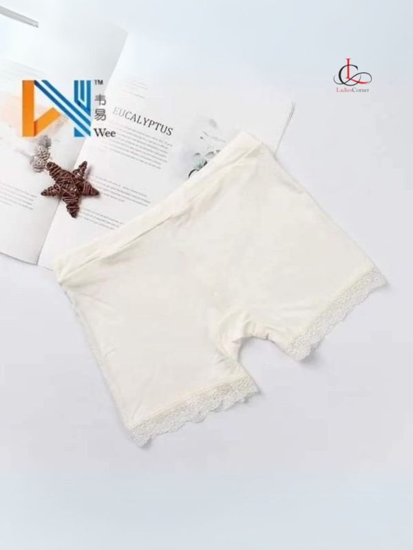 Lace Trimmed Modal Boxer Shorts - Image 3